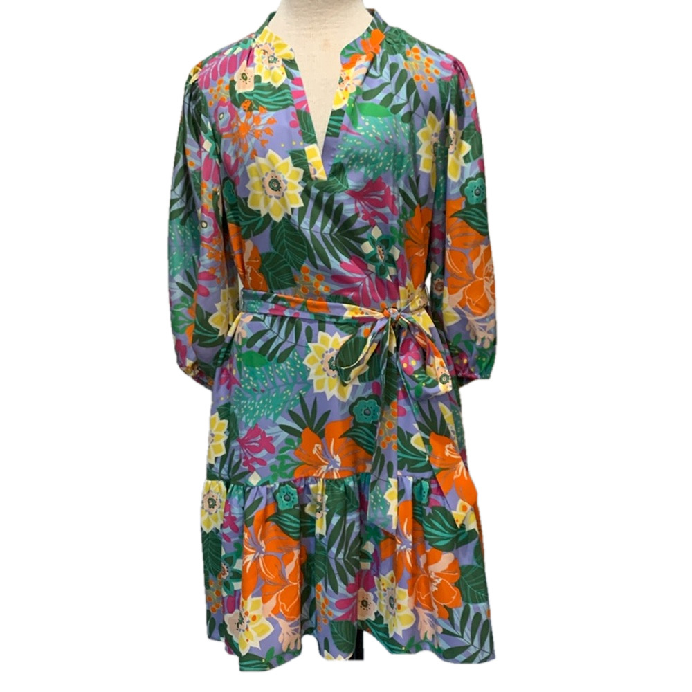 Jessica Howard sz 16 floral ruffled NWT dress
